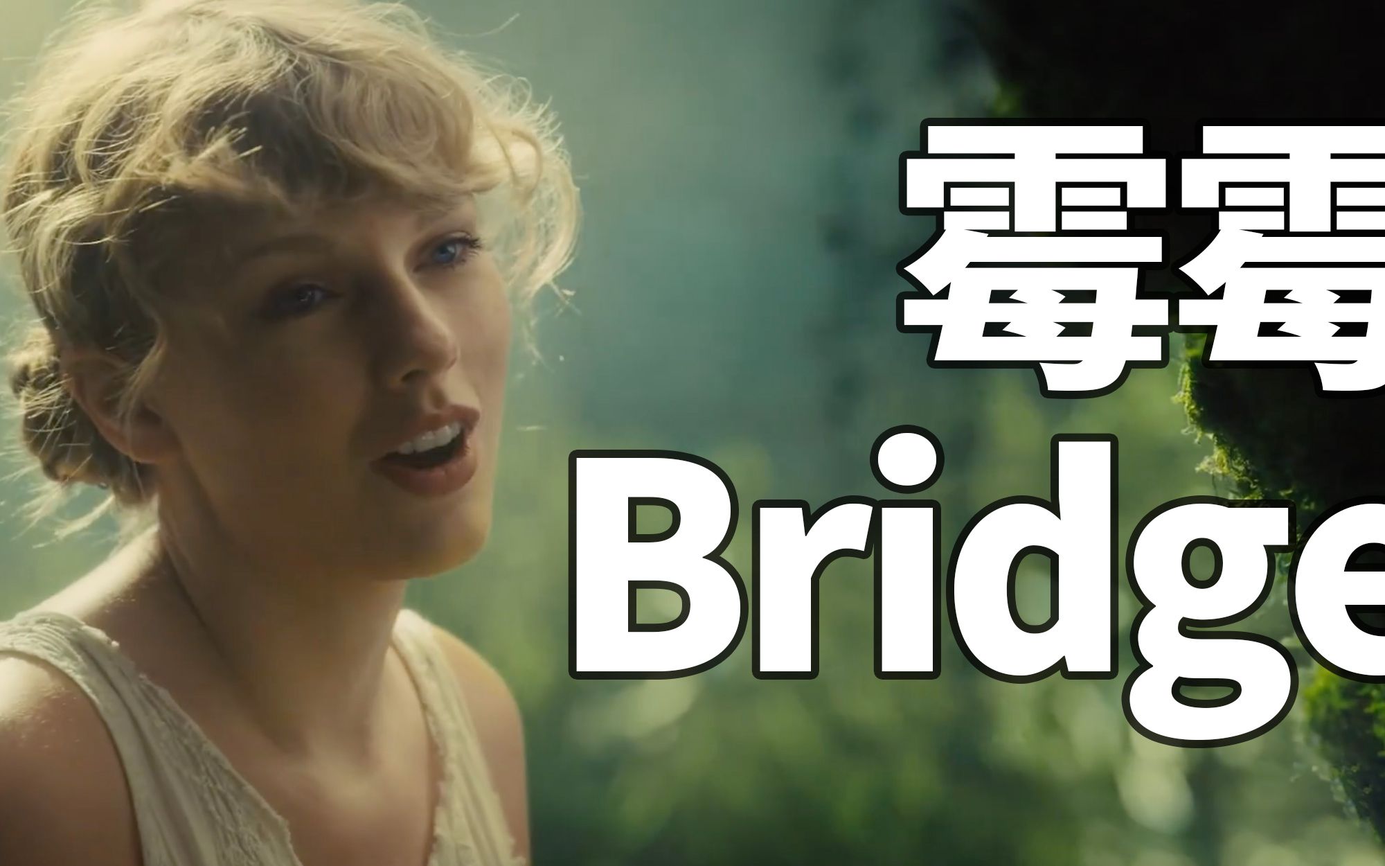 【taylor swift霉霉】folklore专辑中最佳bridge!桥段天才罢了!