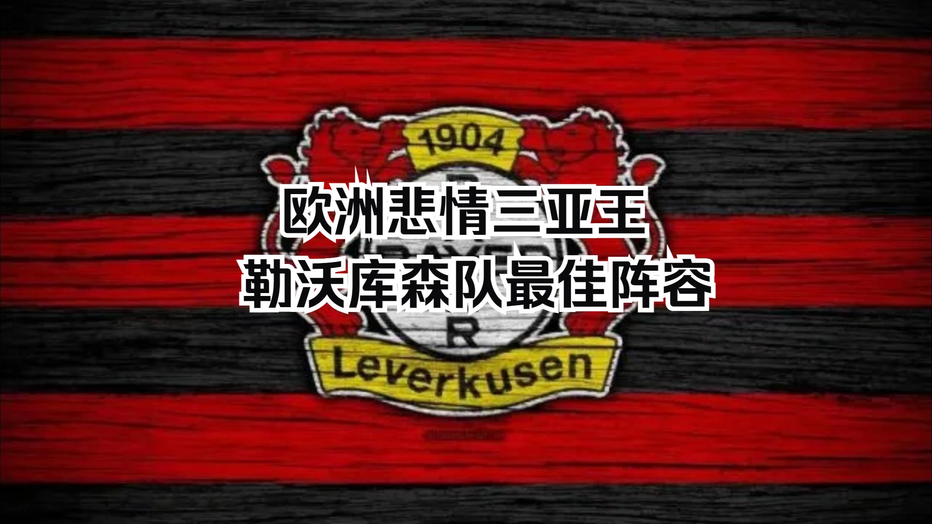 欧洲最悲情的三亚王,回顾德甲勒沃库森队近20年间最佳阵容~哔哩哔哩bilibili