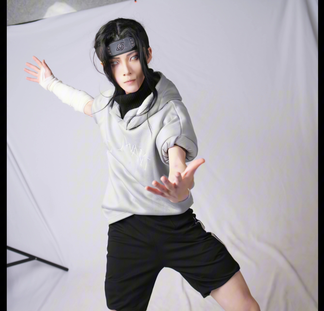 "他们都叫我天才,所以我不能输!"#火影忍者 #日向宁次 #私设 #cos