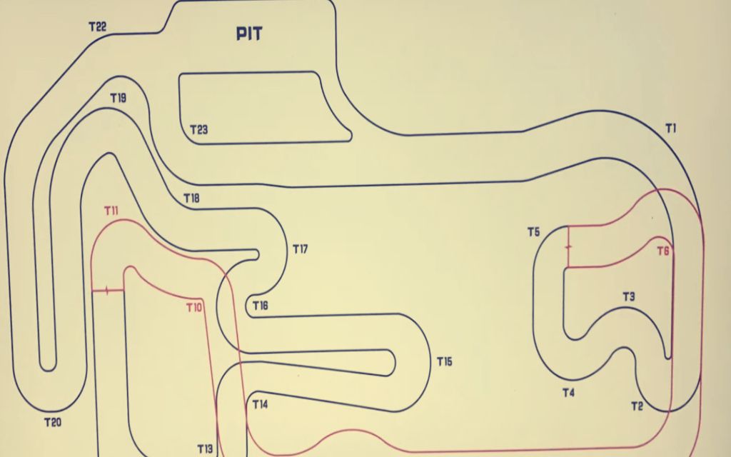 卡丁车赛道图平面图图片