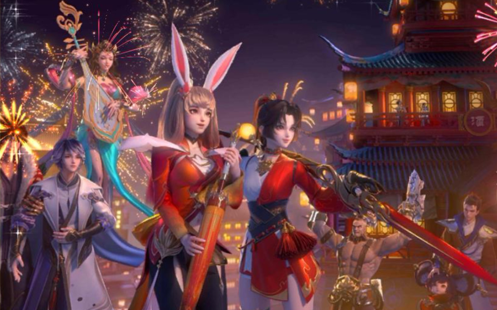 王者荣耀cg【混剪】公孙离/嫦娥/伽罗