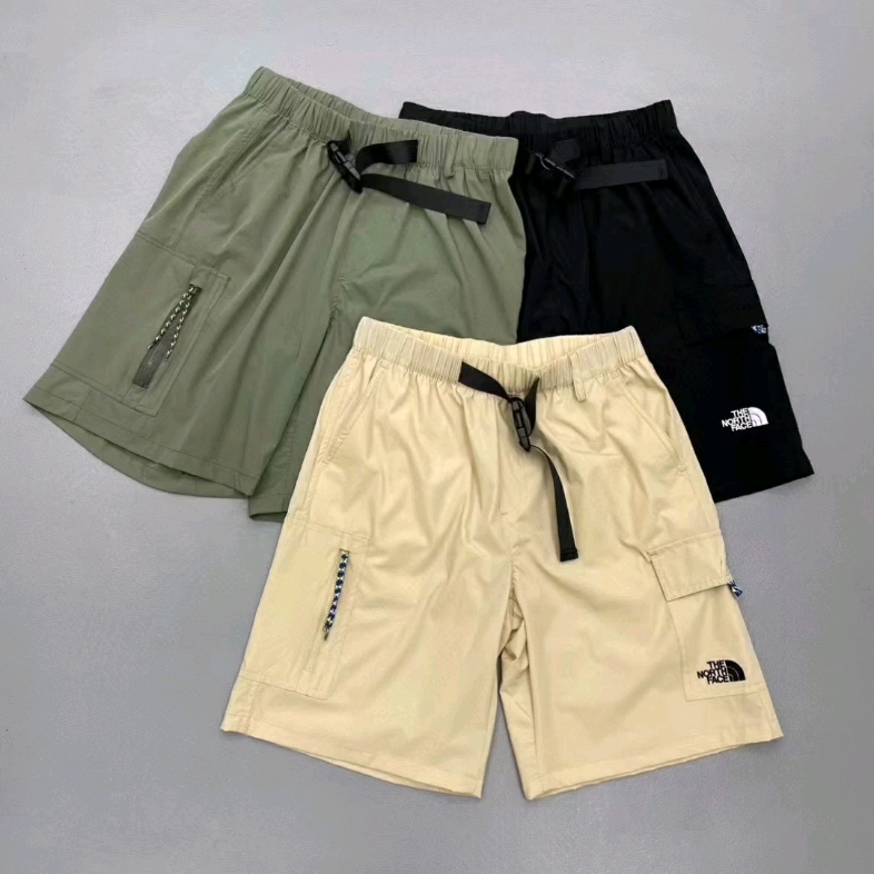 韩版tnf北面腰带卡扣工装短裤
