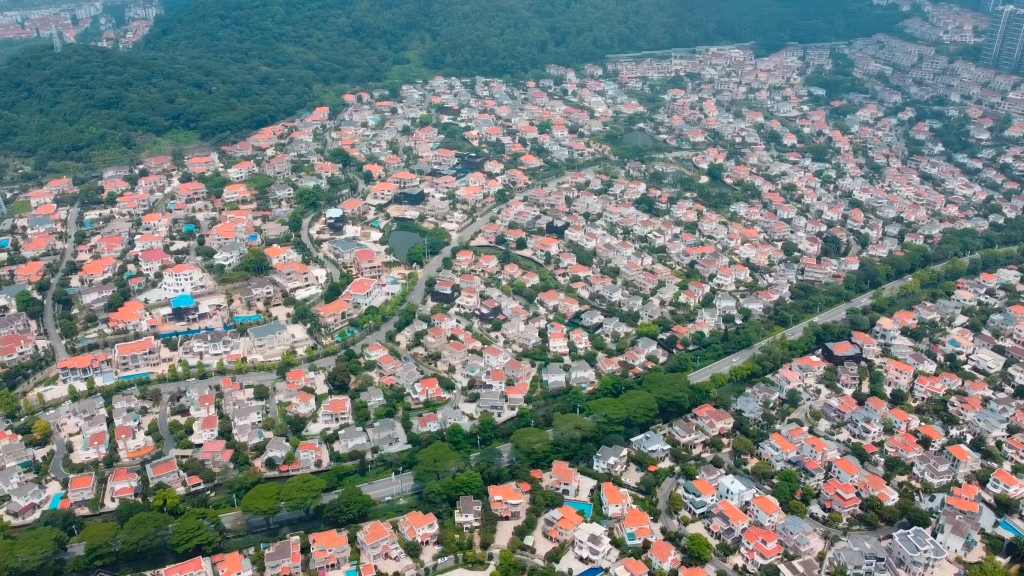 航拍广州最大的别墅区:新塘碧桂园凤凰城,人口30万,别墅上万栋