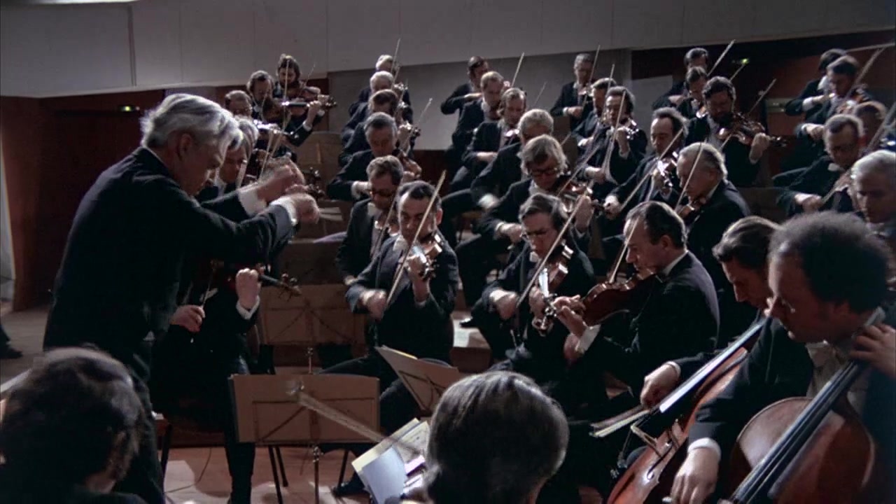 卡拉扬指挥柏林爱乐乐团电影片段集1080p