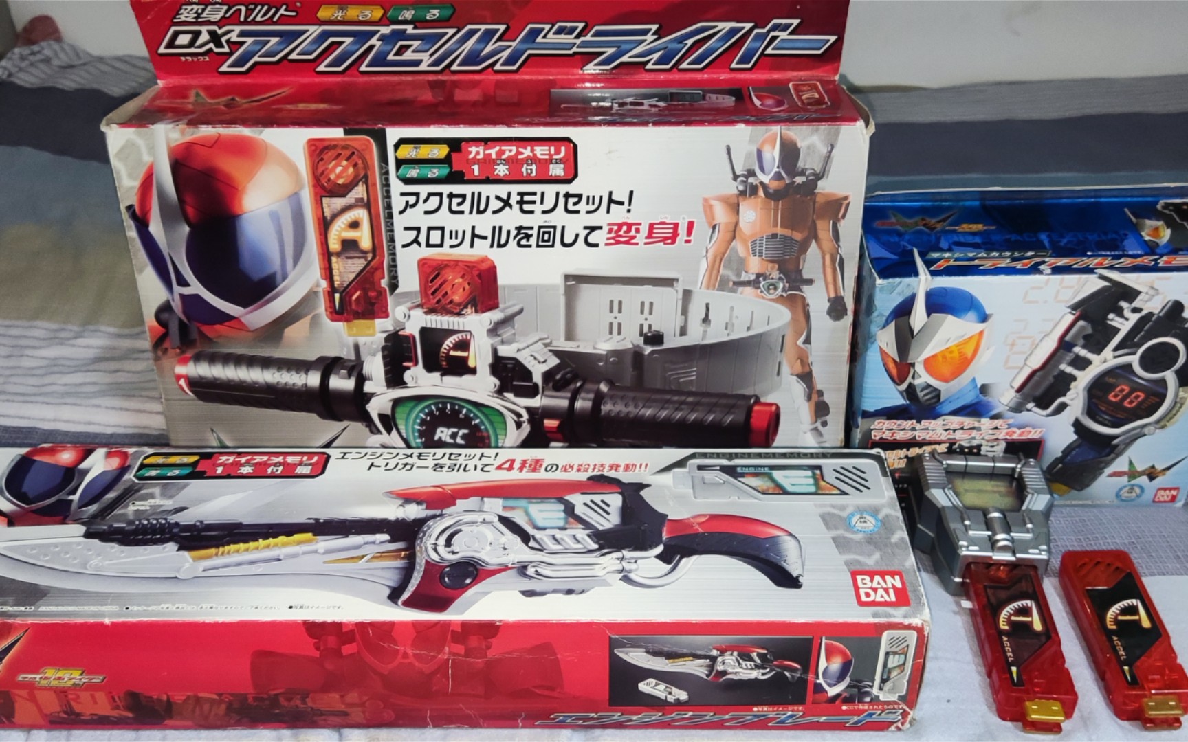 活动作品假面骑士accel腰带及道具开箱把玩