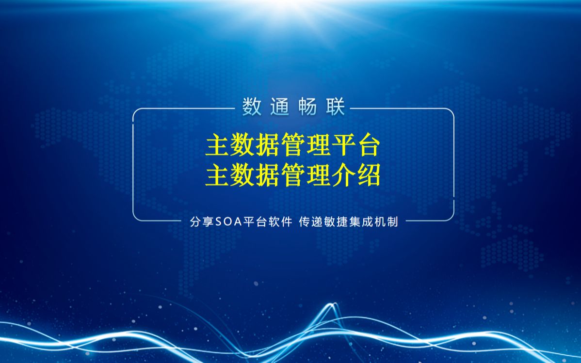 MDM保障各系统基础数据、参考数据的准确性、一致性、完整性哔哩哔哩bilibili