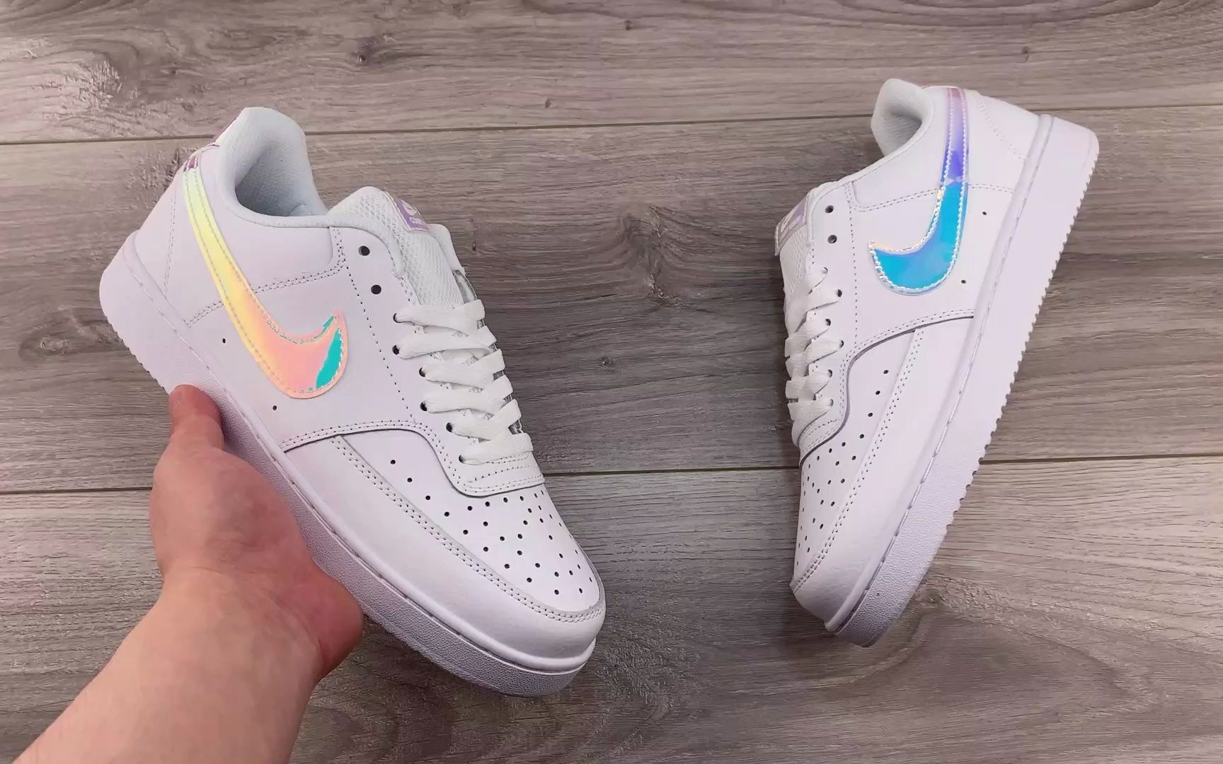 nike court vision low白镭射 低帮百搭透气休闲运动板鞋莆田鞋男女鞋