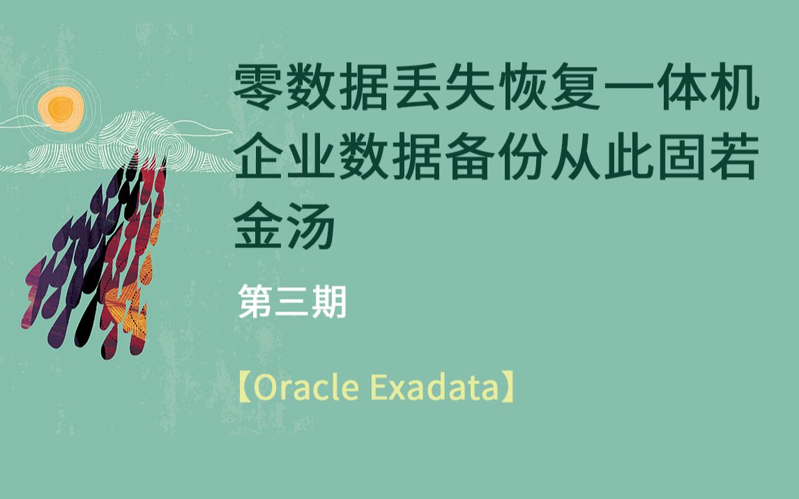 【Oracle Exadata】零数据丢失恢复一体机ZDLRA 革命性的甲骨文备份恢复解决方案,企业数据备份从此固若金汤第三期哔哩哔哩bilibili