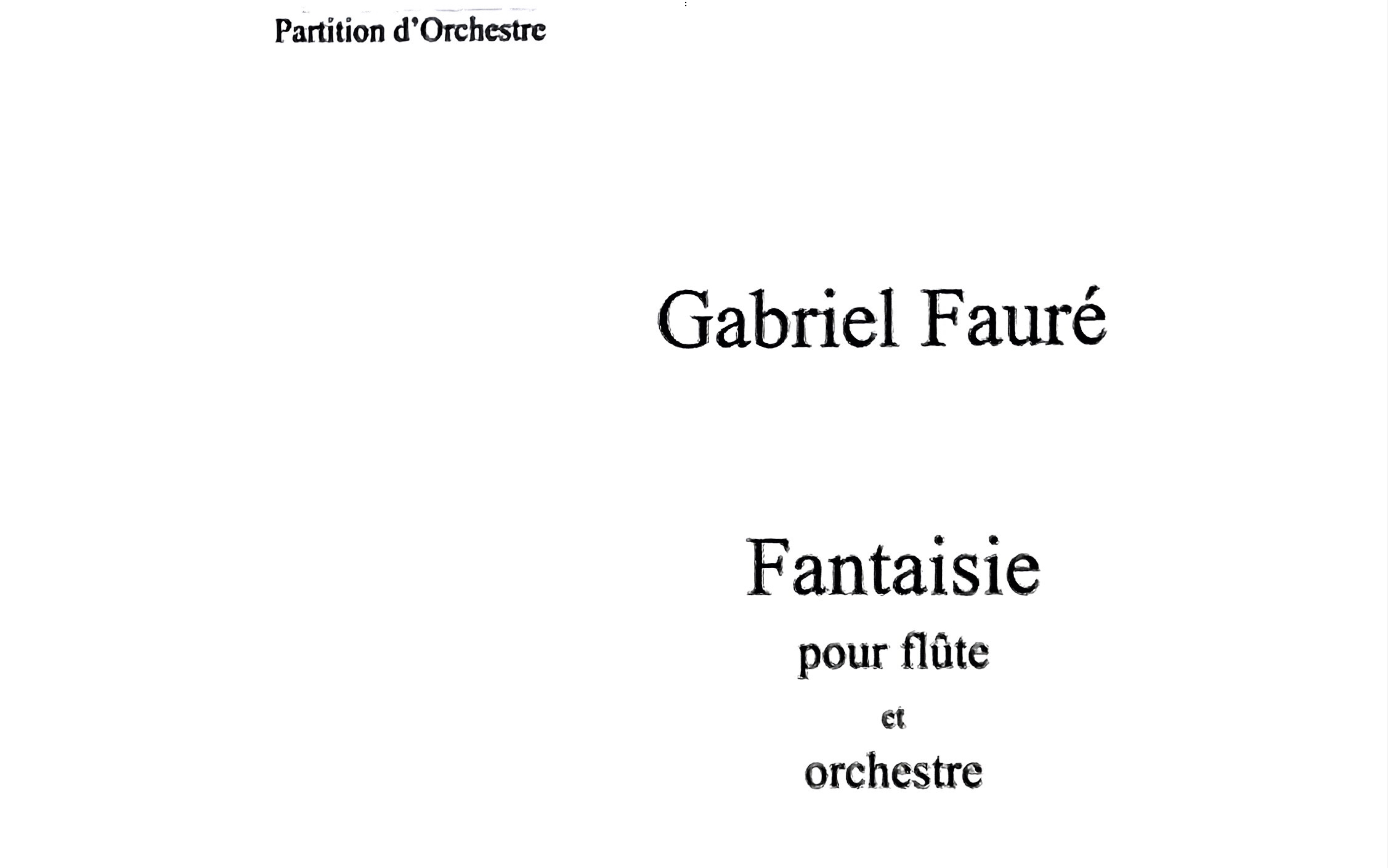 [图][曲谱同步]Faure长笛幻想曲 Op.79 配器:Louis Aubert