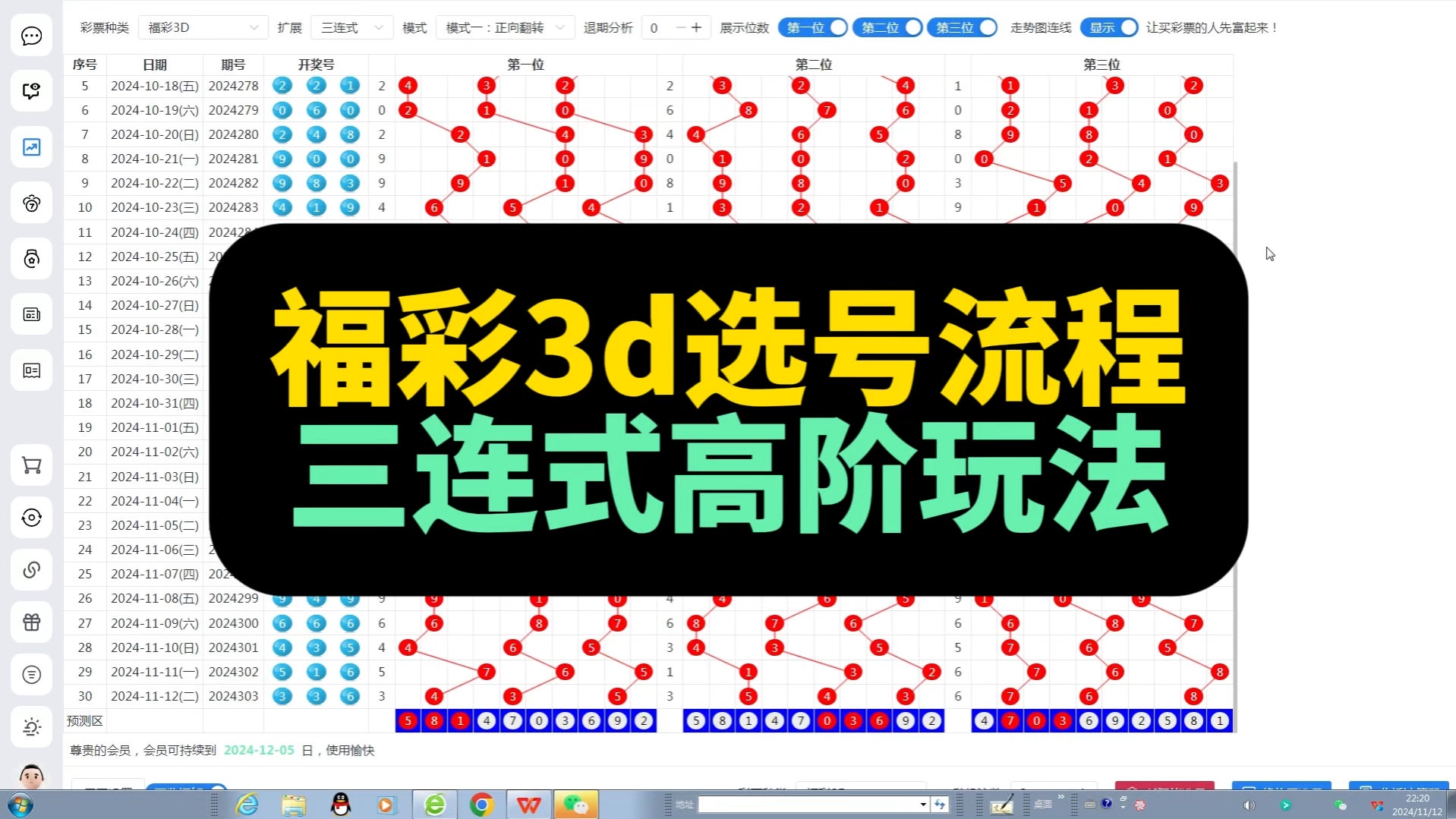 高阶教程|福彩3d选号流程三连式高阶玩法哔哩哔哩bilibili