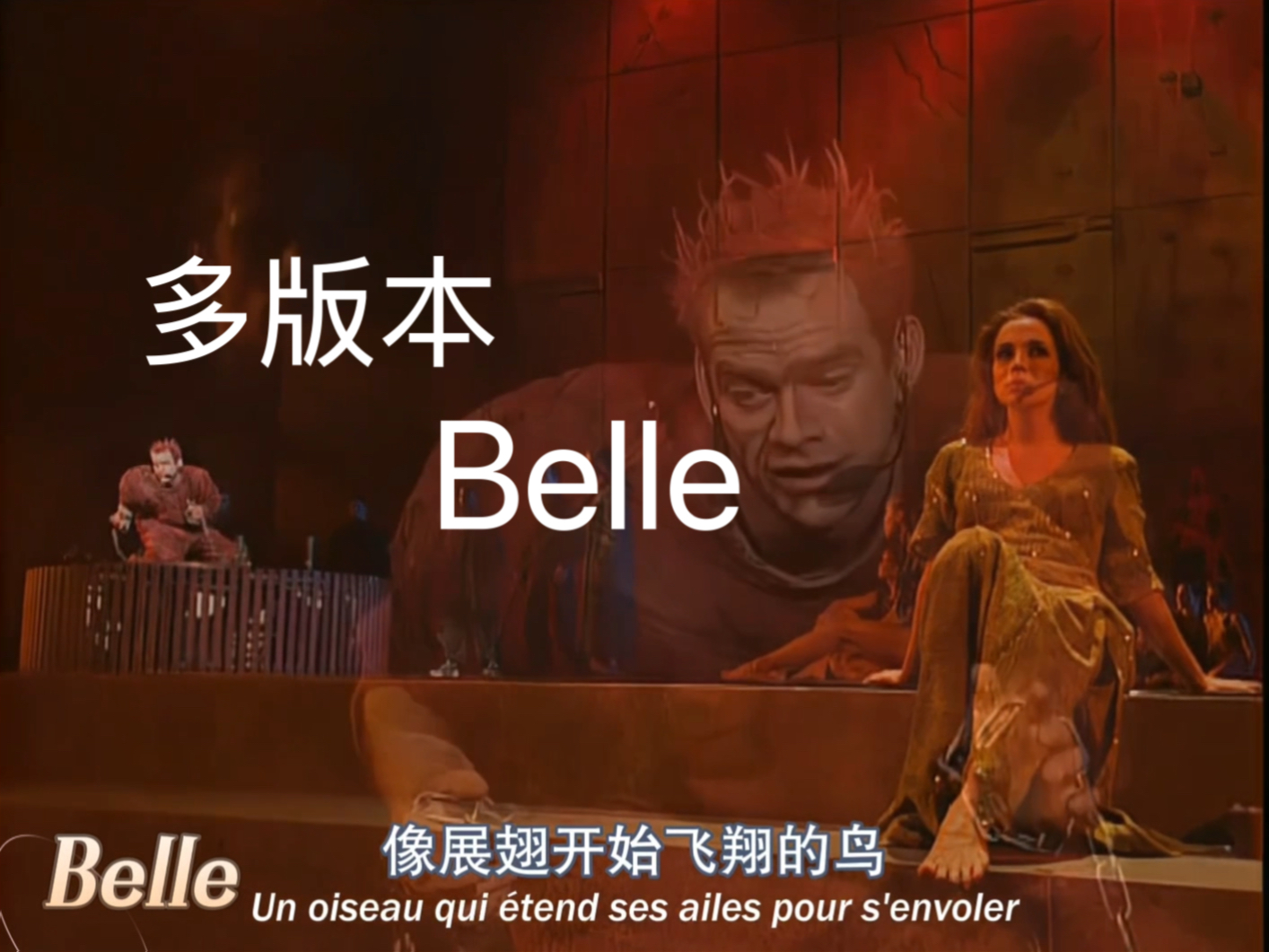 多版本的音乐剧《巴黎圣母院》的《Belle》听一遍停不下来音乐剧版综艺版哔哩哔哩bilibili