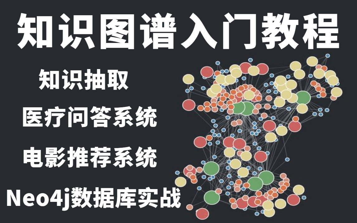 知识图谱零基础入门教程:华理博士精讲知识抽取、医疗问答系统、电影推荐系统、Neo4j数据库实战!究极通俗易懂!哔哩哔哩bilibili