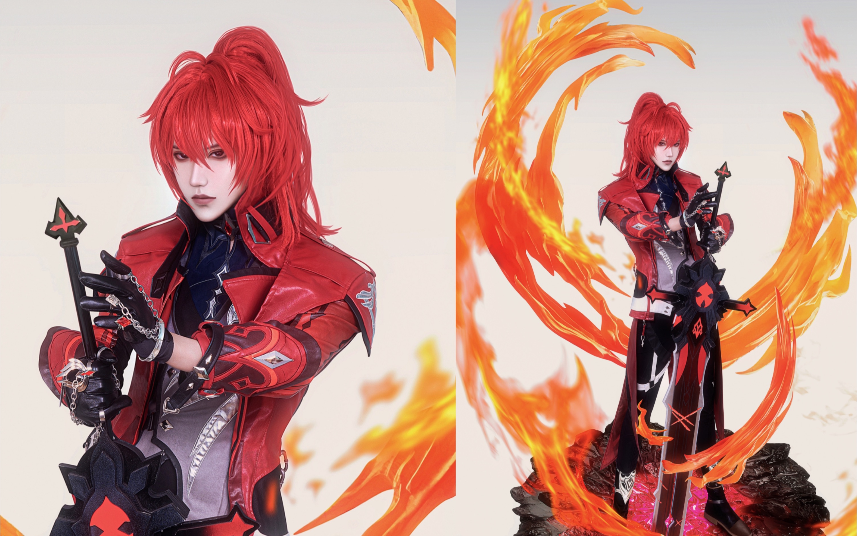 【原神迪卢克cos】真人手办cos挑战