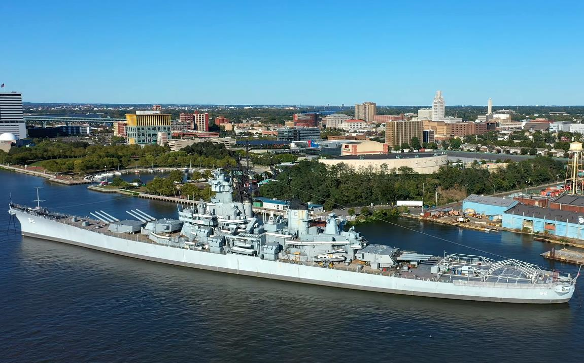 新泽西州卡姆登风景依旧99衣阿华级战列舰新泽西号bb622020925