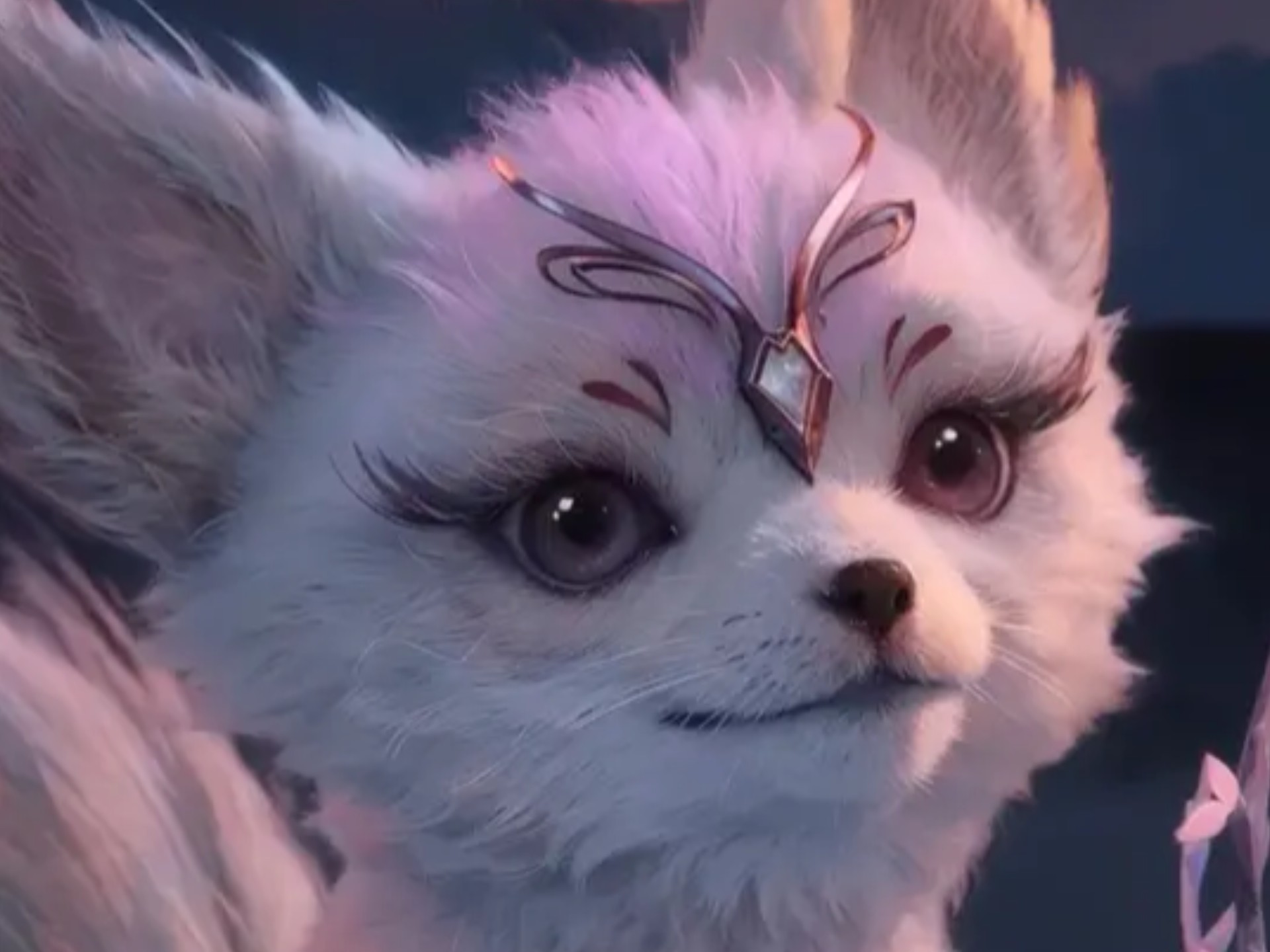 可爱的小狐狸狐灵儿来了!好想rua!这么可爱的狐灵儿你爱了嘛!#国漫