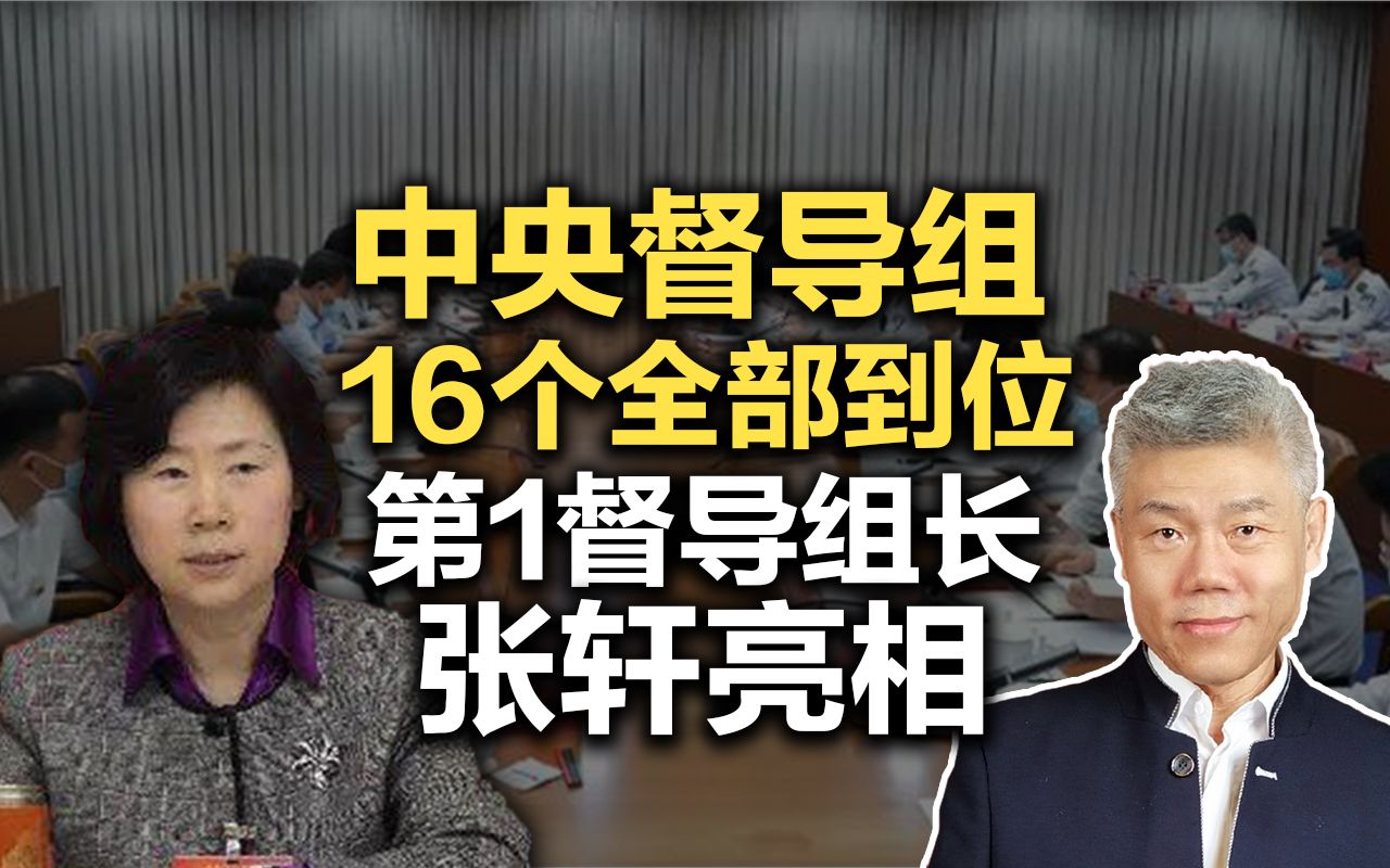 司马南:中央督导组16个全部到位,第一督导组长张轩(女)亮相哔哩哔哩bilibili