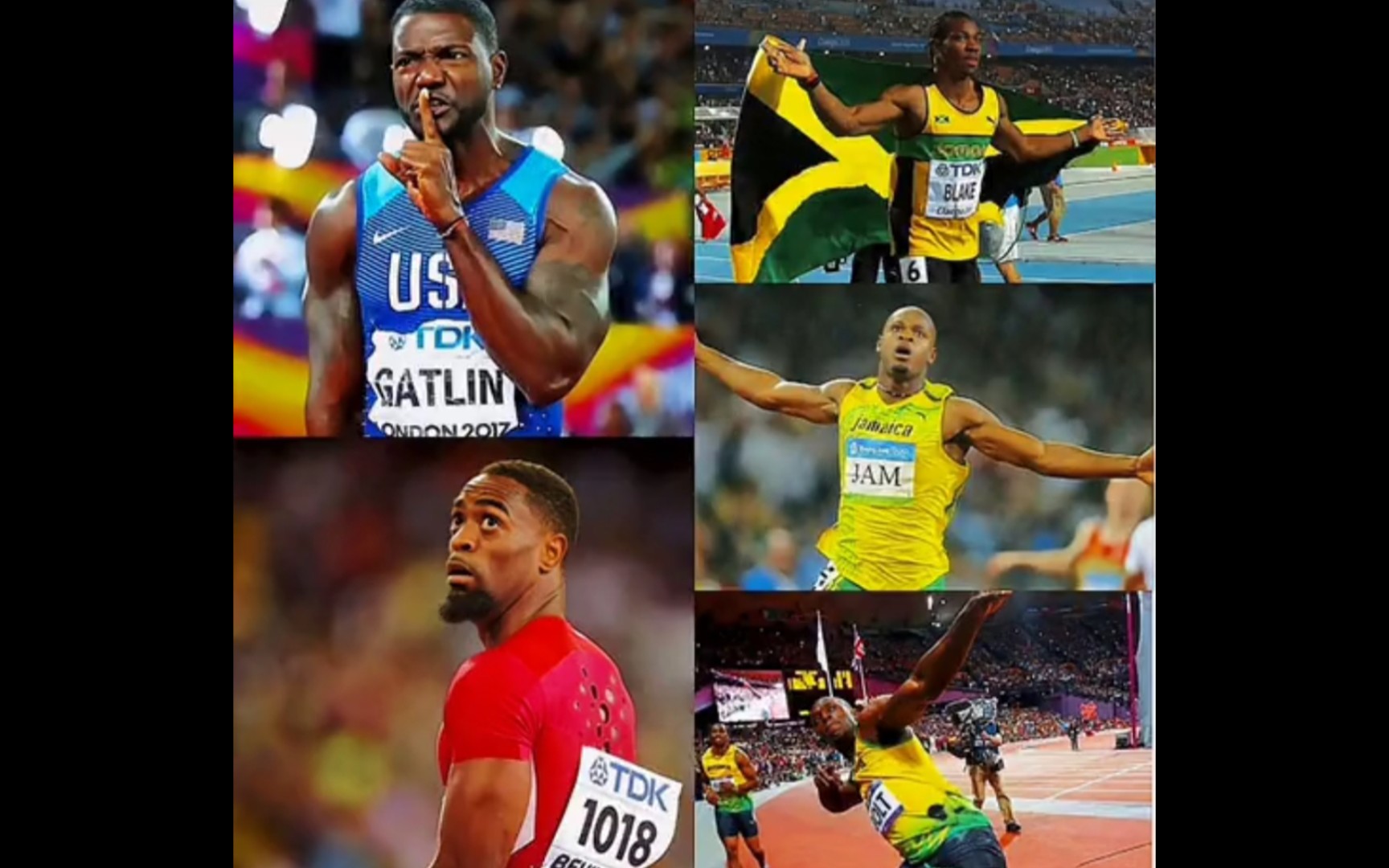 "那是属于百米五虎的辉煌时代!"