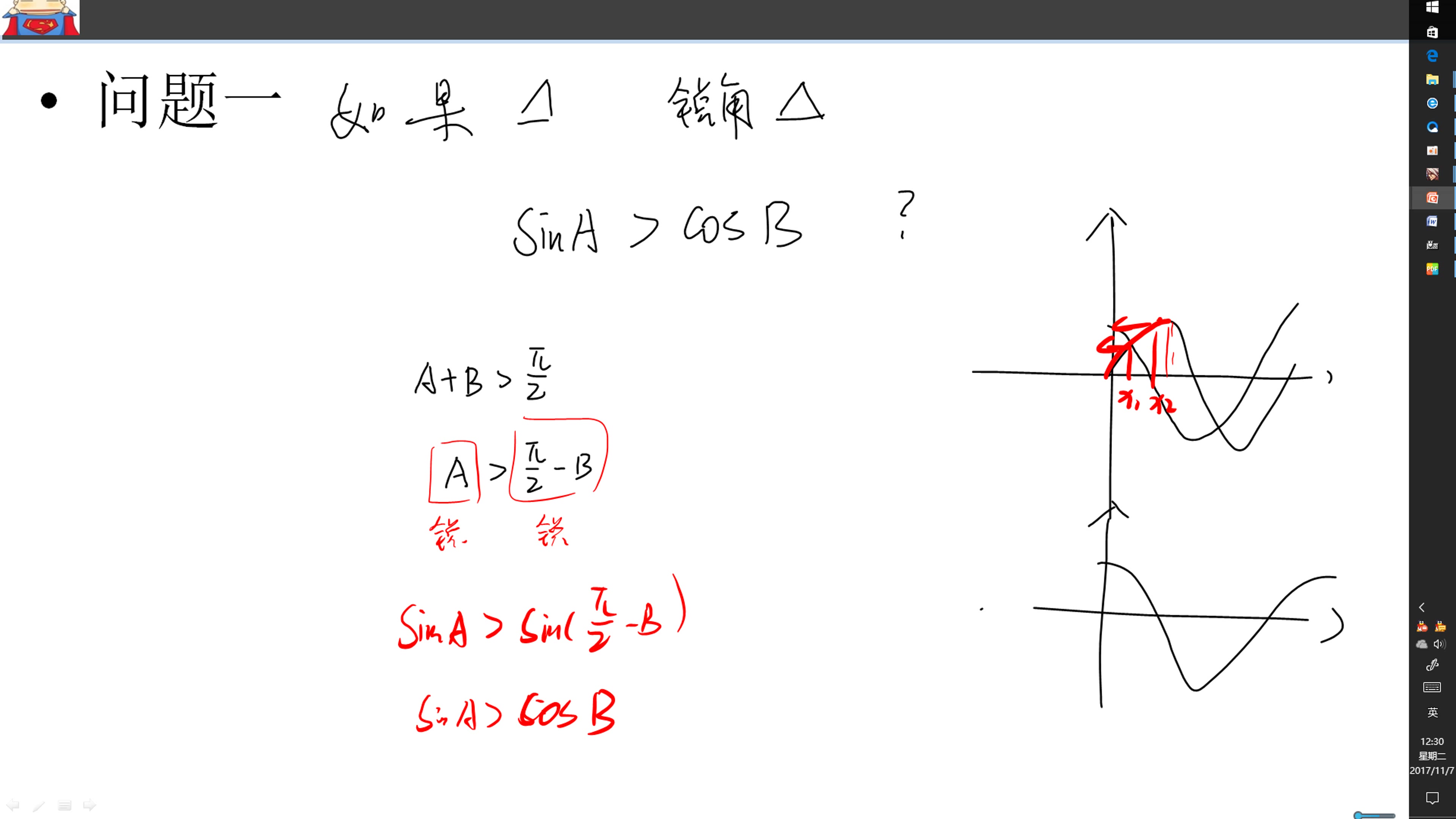 三角函数中量个经典的不等式哔哩哔哩bilibili