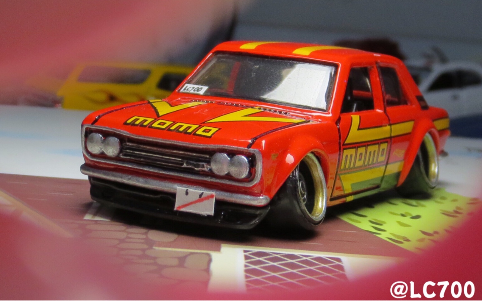 萌新展示风火轮达特桑510低趴改装041