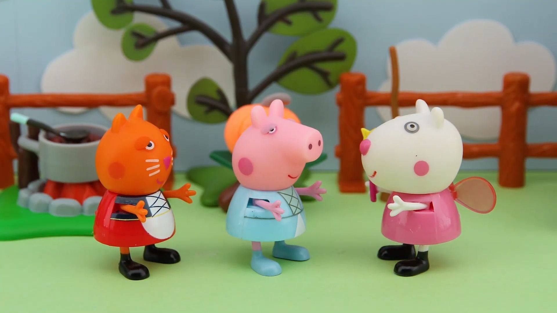 小猪佩奇:佩奇和坎迪做梦成了灰姑娘,苏西仙子用魔法帮助他们脱困