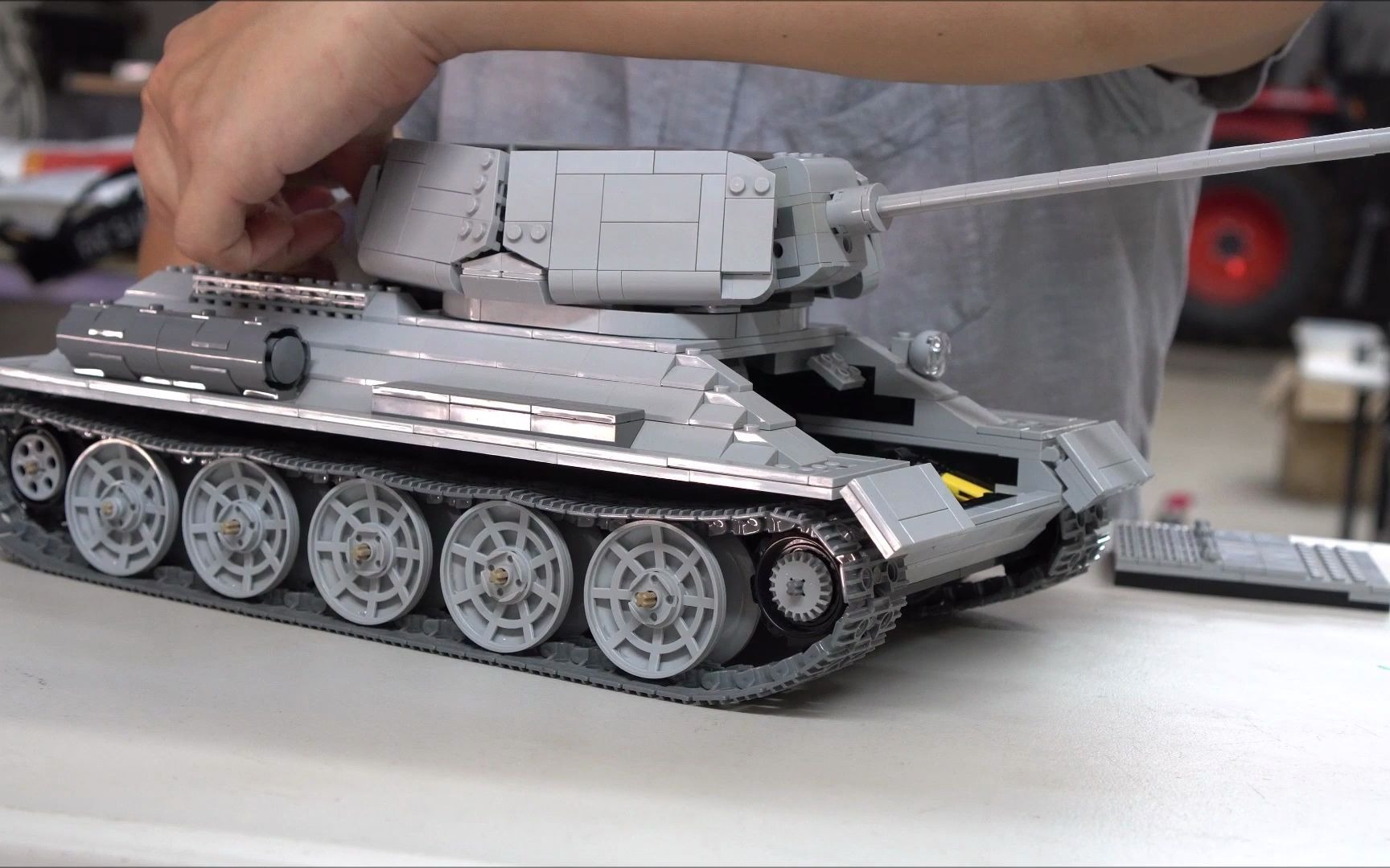 乐高t-34坦克拆解