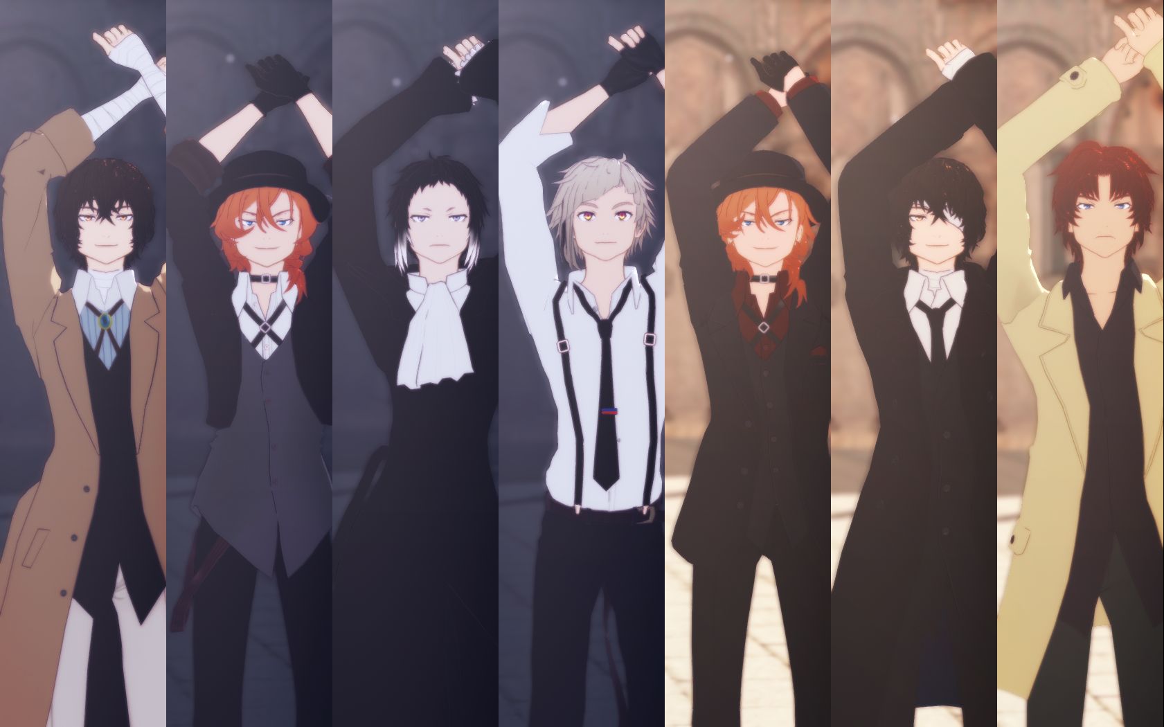 【BSD/MMD】☆无聊的日常就忘掉吧☆(太ⷮŠ中ⷨŠ傷敦ⷧ𛇂𗉆太ⷉF中的一心不乱)哔哩哔哩bilibili