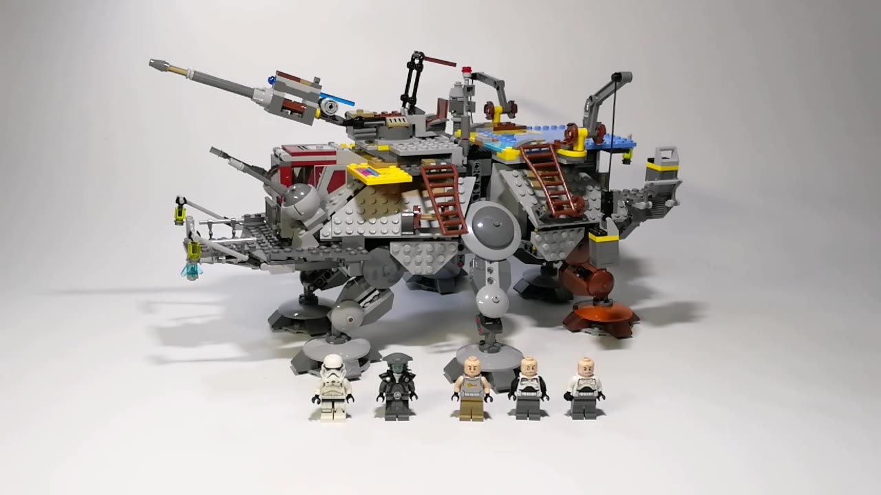 【章鱼评测】lego 乐高星球大战 75157 雷克斯舰长的at-te_哔哩哔哩