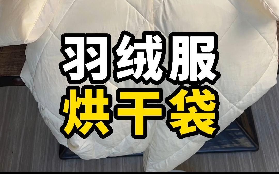 【高鉴测评】羽绒服烘干袋真能快速烘干打散羽绒?哔哩哔哩bilibili