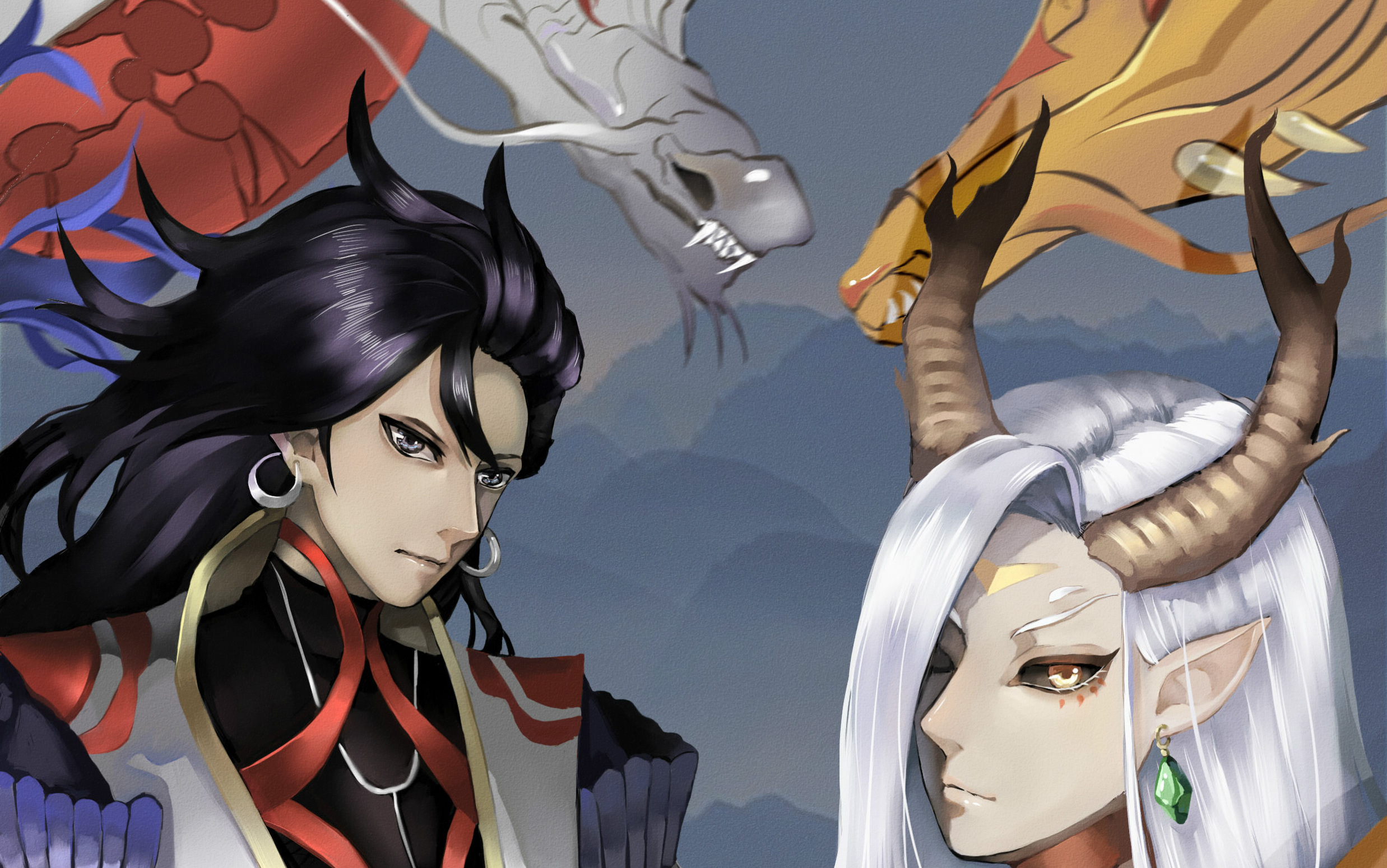 活动作品双龙组