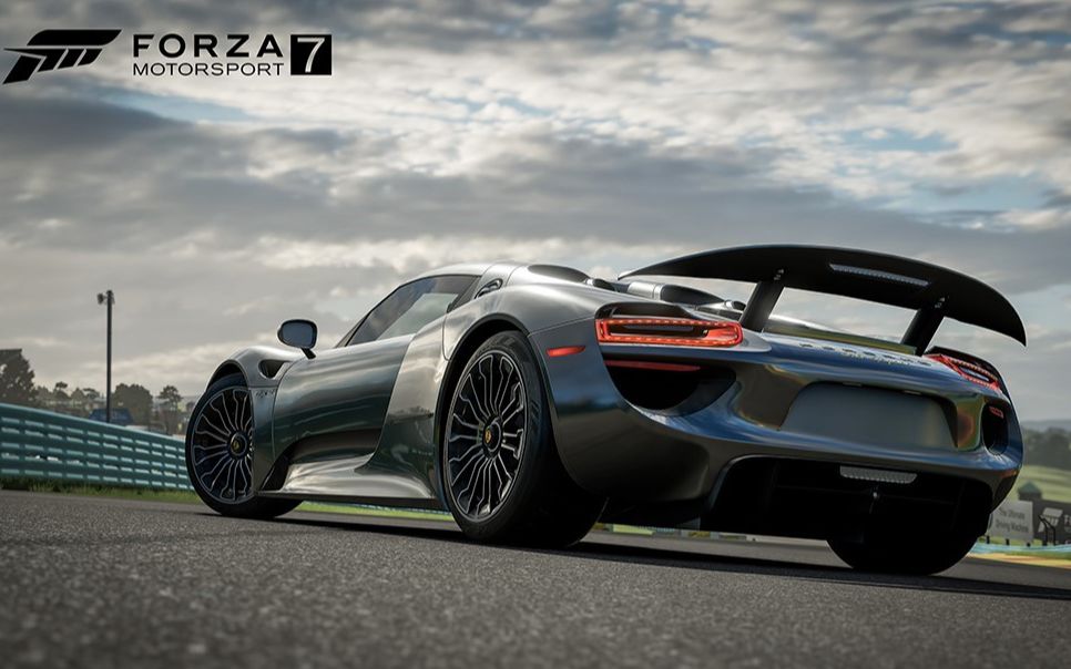 极限竞速7原厂保时捷918纽北圈速6分47秒手柄操作冷胎动态起跑