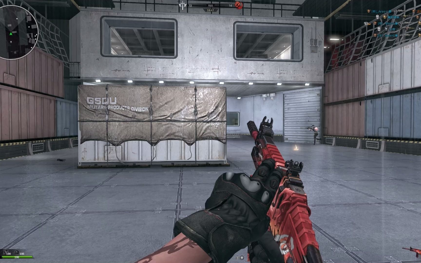 【逆战】单抽出金!scar朱雀皮肤枪,还挺好用