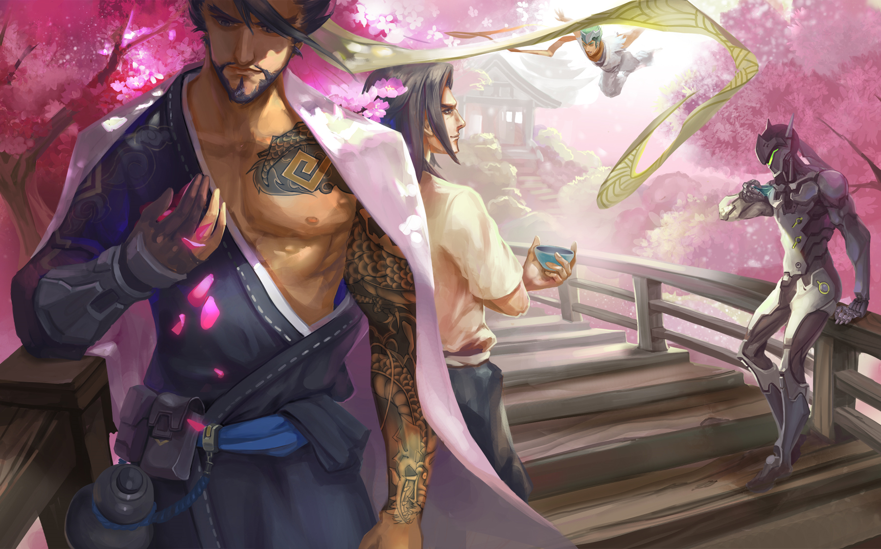 【守望先锋】ow半藏 亮眼表现