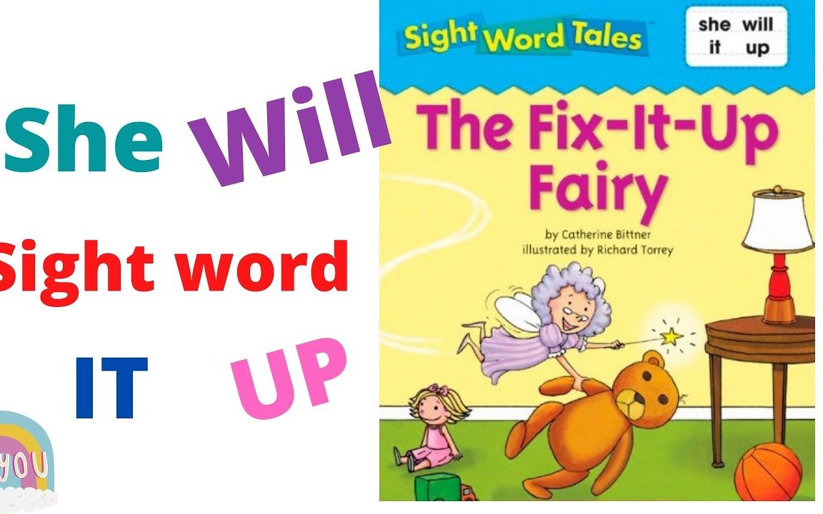 [图]The fix it up fairy 学乐出版社经典童书Sight Word Tales系列低幼英文儿童启蒙绘本 学乐高频词