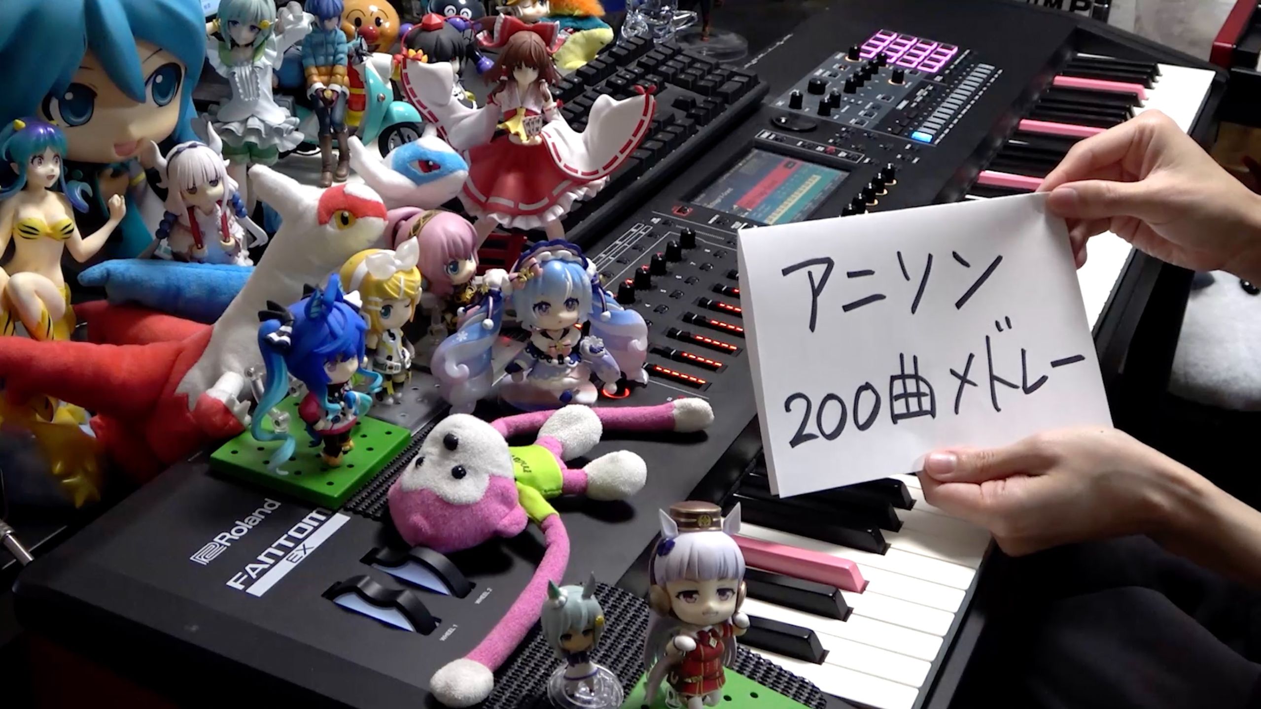【触手猴】アニソン(动漫歌曲)200曲をメドレーにして弾いてみた（200 Anime songs Medley）【Piano】