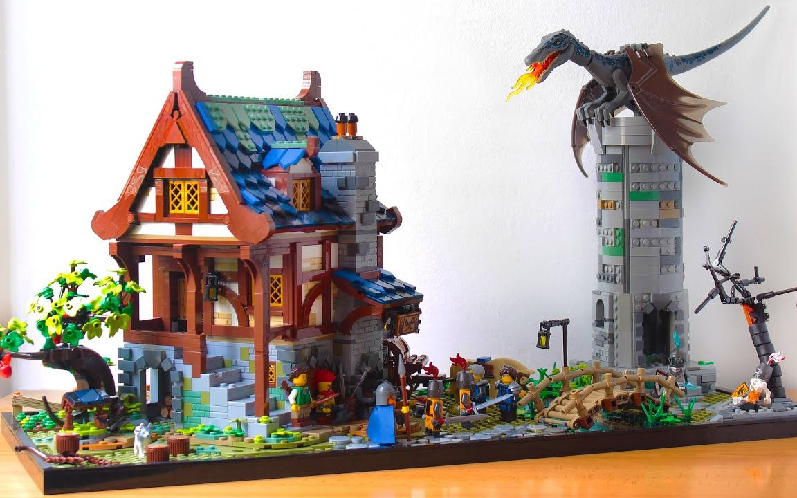 乐高moc教程21325铁匠铺扩展拼搭指南