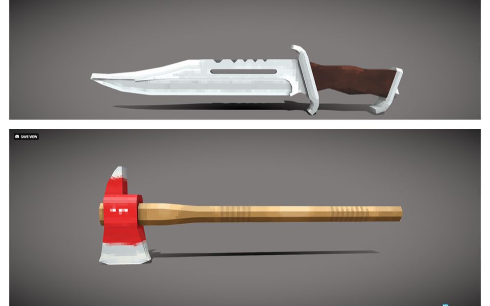 【sgs附属开发】水两个近战武器,消防斧与兰博刀
