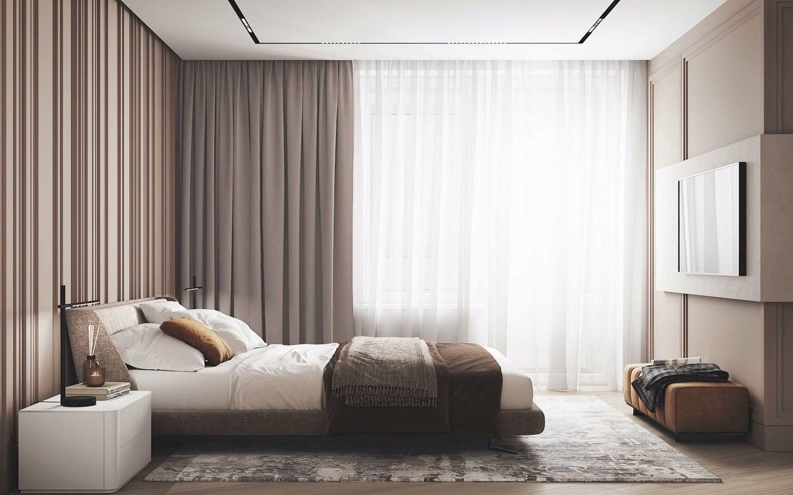 公寓软装设计风格 #公寓案例 简约风小空间公寓设计 超精致! #知末网