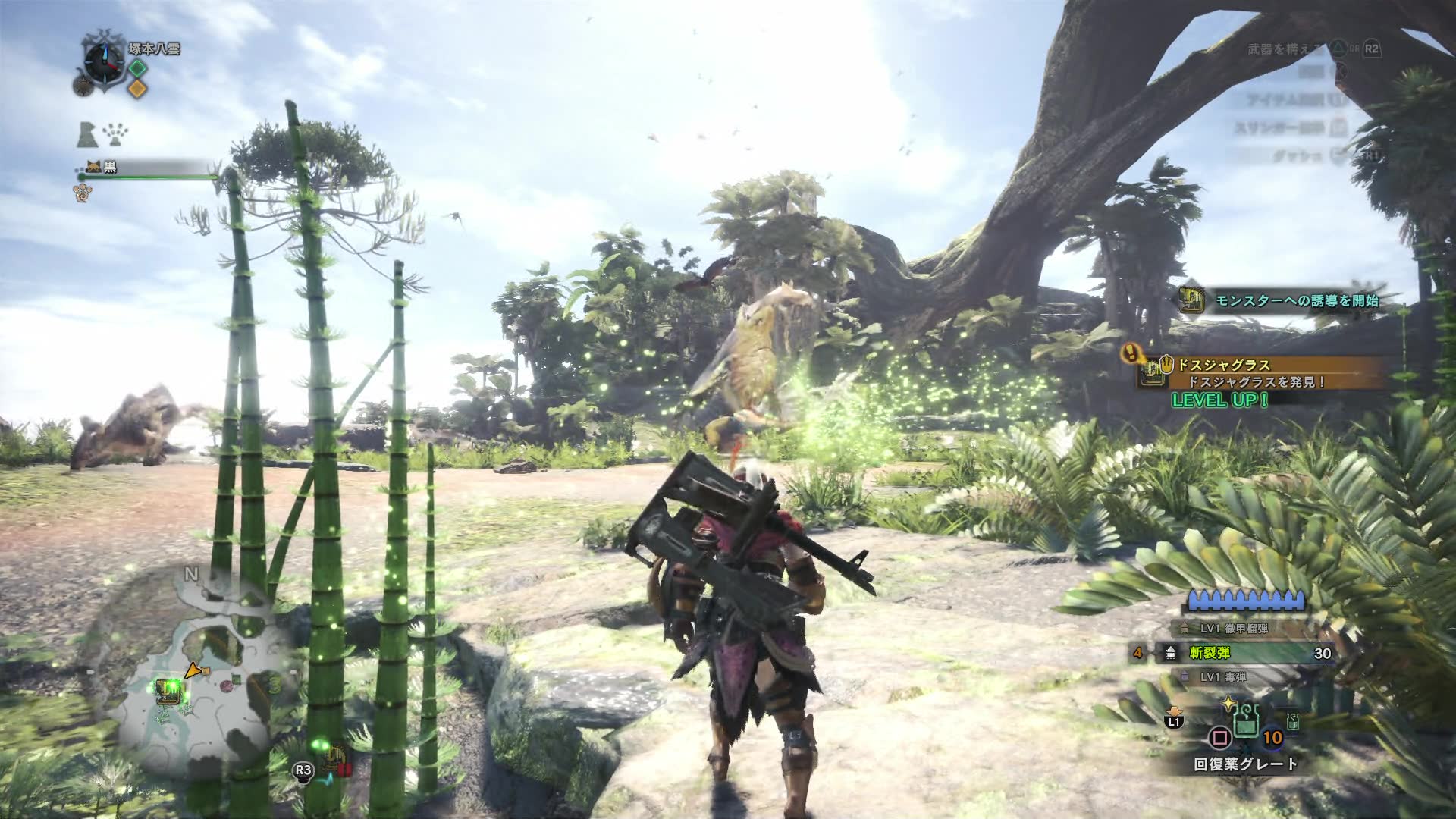 ps4游戏怪物猎人世界试玩演示娱乐解说视频part5重弩