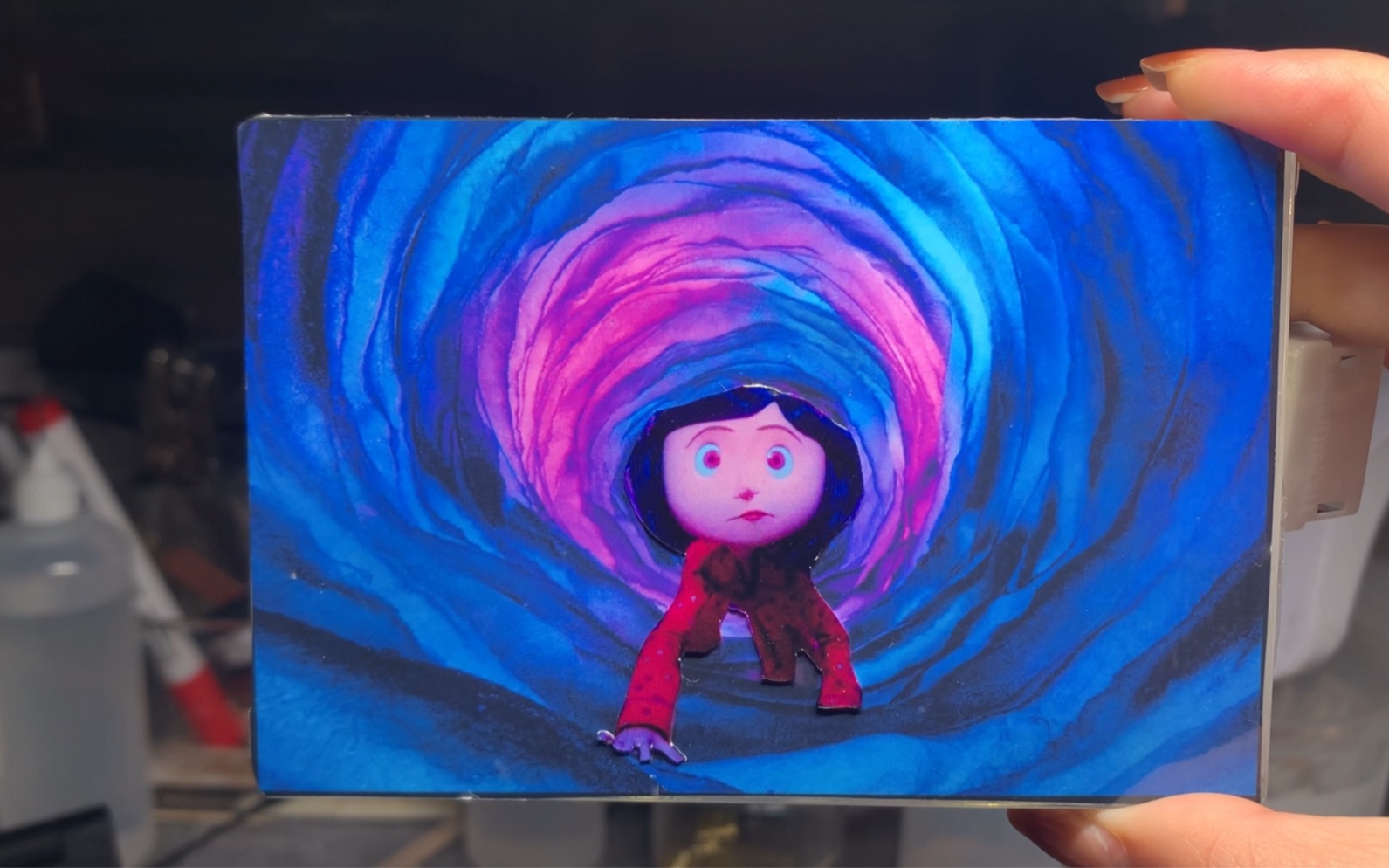 coraline来到了流麻世界……鬼妈妈创意灯光流麻