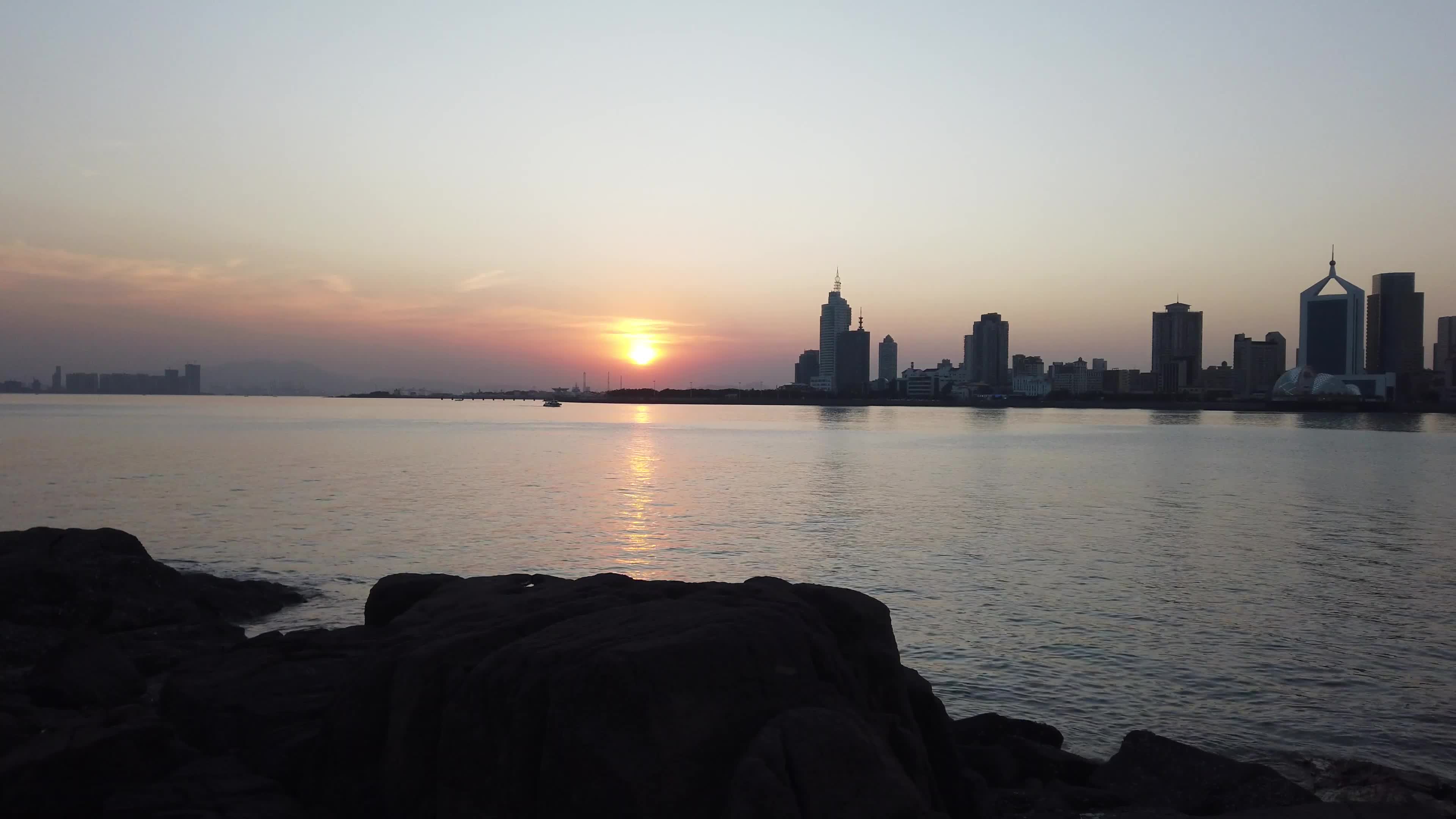 活动  小青岛日落