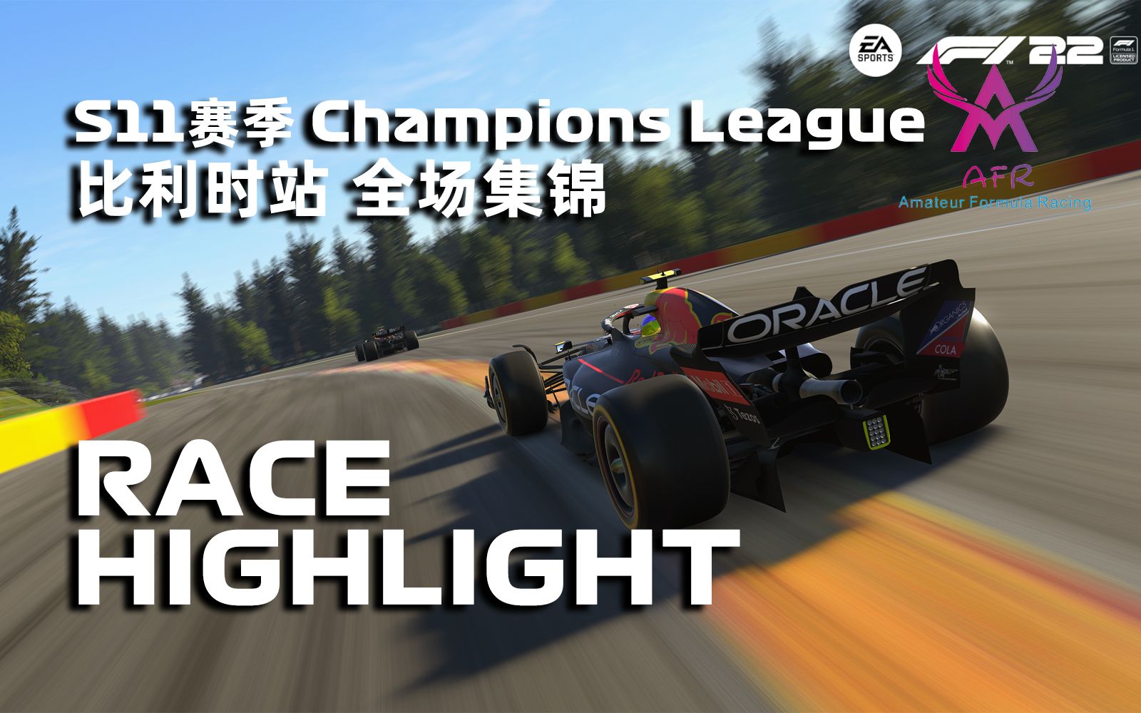 AFR冠军联赛 S11比利时站全场集锦 Race Highlight哔哩哔哩bilibili实况