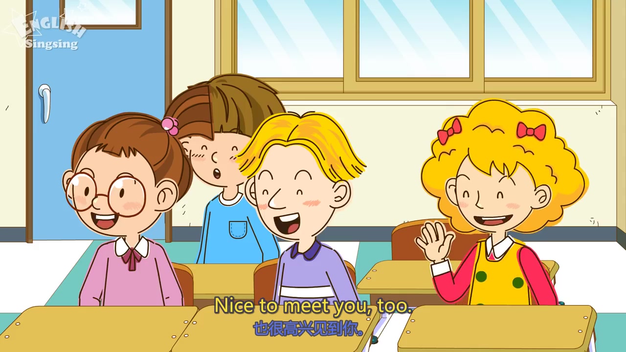 中英字幕theme1greetinggoodmorninggoodbye主题一问候早上好再见