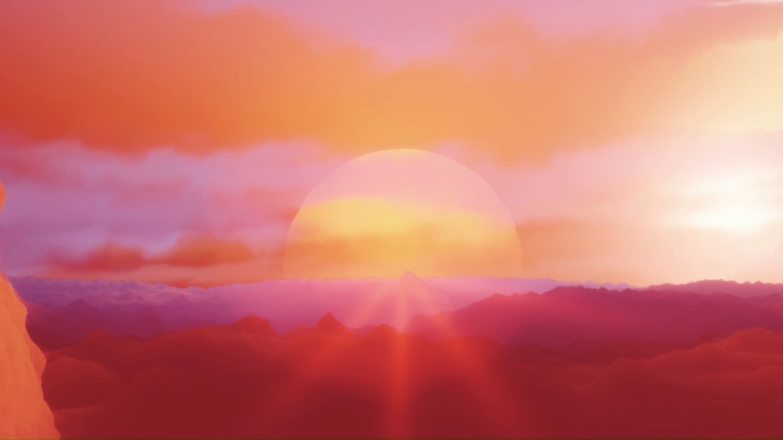 【深蓝7815光遇空镜】这里的夕阳超美的~ 工作61学习61挂机