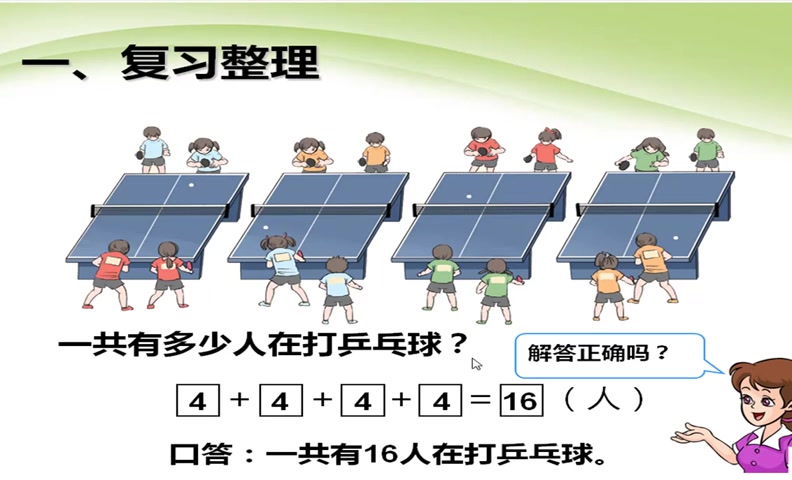 [图]人教版数学一年级下册6.10《100以内的加减法-整理和复习-解决问题》