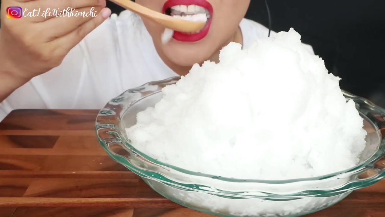 kimchi吃碎冰冰吃冰咀嚼音颅内高潮eatingsound吃播