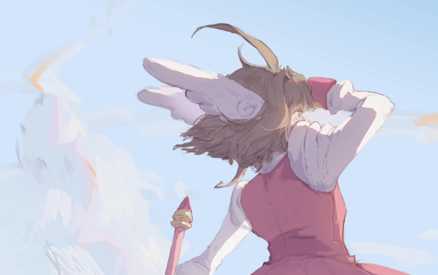 「super_hei」木之本樱同人图过程