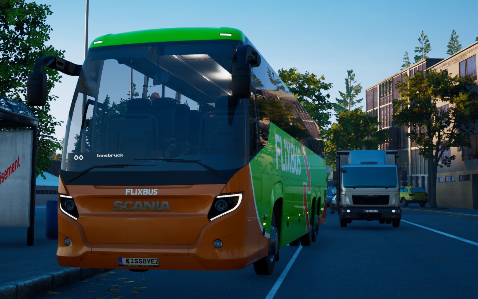 【fernbus simulator】斯堪尼亚统领的飞巴之旅  这车有点老气是真的