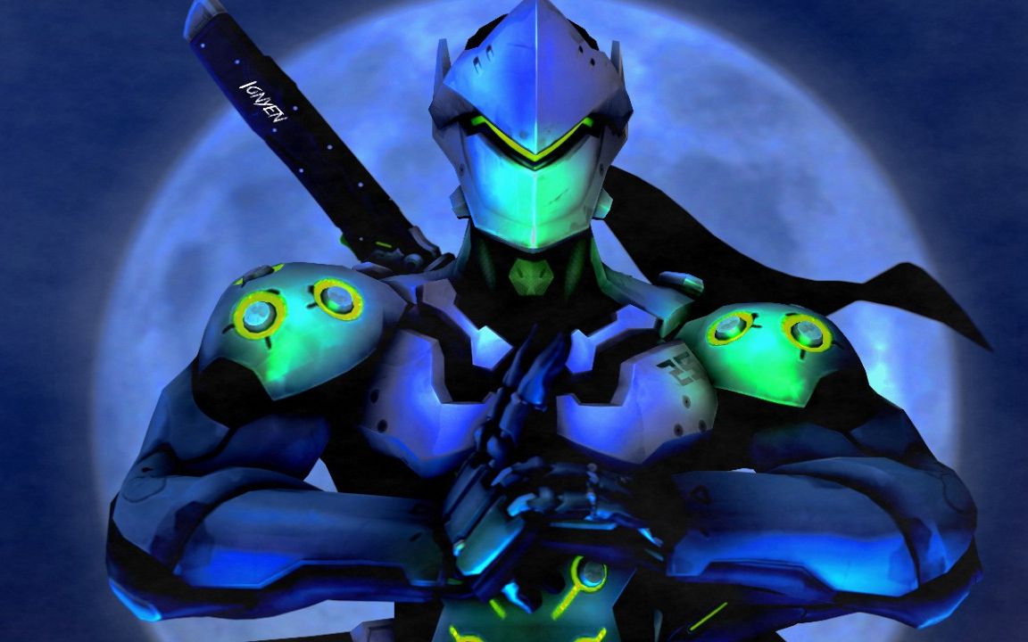 『守望先锋』顶级源氏water - rank1的高分秒刀流源氏!