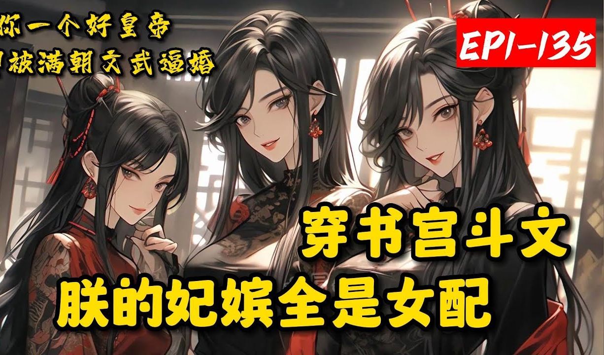 [图]《穿书宫斗文，朕的妃嫔全是女配》1-135龙昊穿越宫斗文成为皇帝，按剧情他会独宠女主。但龙昊头都想破了也没想明白，女配们知书达理，姿色倾城！而女主相貌中上，资质