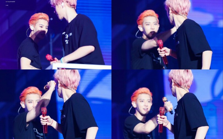 灿白chanbaek世界女孩的狂欢朴灿烈78边伯贤